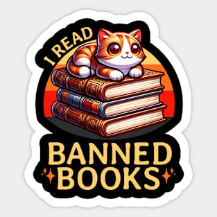 I Read Banned Books Sticker